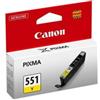 Canon 6511B001 - CANON CLI-551 Y CARTUCCIA D'INCHIOSTRO GIALLO [7ML]