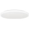 Eglo Rovito Plafoniera a LED, rotonda, con telecomando, per bagno, lampada da soffitto in plastica di colore bianco, luce bianca calda e fredda, IP44, diametro 39 cm