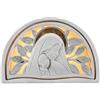 DRW Madonna con bambino in resina dipinta a mano 11x5x8 cm