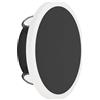 Eglo Talamello 1 Lampada da parete a LED per interni, rotonda, faretto da parete per camera da letto e corridoio, in metallo nero e plastica bianca, luce bianca calda, diametro 17 cm