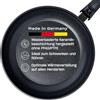 Fissler Ceratal Classic Orbit Black Padella in alluminio, con rivestimento in ceramica, diametro da 24 cm, antiaderente, per piani cottura a induzione