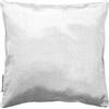 douceur d'Intérieur Federa copricuscino con inserto Shantung Uni Shana, in poliestere, 40 x 40 cm, Poliestere, bianco, 40x1x40 cm