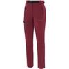 Izas Helga, Pantaloni da Trekking Donna, Rosso Minerale/Grigio Scuro, XL
