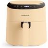 CREATE/FRYER AIR PRO COMPACT/Friggitrice ad aria senza olio 3,5L Sabbia / 8 Programmi, Schermo di visione angolare, Senza olio e grasso, Sistema di circolazione dell'aria a 360º, 1300W