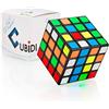 CUBIDI Cubo Magico 4x4 - Tipo Los Angeles - Look Classico - Speedcube Con Caratteristiche Ottimizzate Per Lo Speed Cubing Per Principianti Ed Esperti Con Adesivo