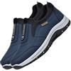 Aocase Scarpe Uomo Pianta Larga Sandali Larghi Comodi Scamosciato Uomo Scarpe da Ginnastica Sneakers Basse Scarpe Stringate Mocassini Scarpe Barca Casual Slip on,Blu,43/265mm