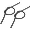 X AUTOHAUX 2 pz 650mm 26 8x10mm 3 Sezione Gomma Auto Tergicristallo Lama Ricariche