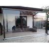 tendaggimania Tenda Impermeabile Esterno Antipioggia Antivento Trasparente PVC Cristal - Tenda a rullo per esterno con telo cristal per veranda terrazzo balcone - Personalizzabile (L.140CM X H.260CM)