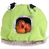 Voarge Nido per Uccelli Appeso, Nido Invernale Caldo per Gabbia per Uccelli, per Uccelli in Peluche per Piccoli Animali, la Dimensione del Colore è Opzionale (M, Verde Grigio)