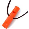 ACME Fischietto doppio tono per cani n. 641 - fischietto doppio professionale con 2 segnali e cinturino in pelle gratis - frequenza standardizzata (DG Orange)