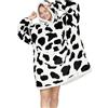 SPSHODOW Coperta con Cappuccio Oversize - Coperta Indossabile in Pile Sherpa da Donna Adulta Coperta con Cappuccio Gigante Calda e Accogliente Felpa Soffice per Donna e Uomo
