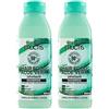 GARNIER Shampoo Idratante Fructis Hair Food Per Capelli Disidratati, Aloe Idratante, Aloe Vera, 350 Millilitro (Confezione da 2)