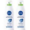 NIVEA Latte Detergente Idratante da 200 ml, Latte Detergente Viso Ideale Anche per Trucco Waterproof, Latte Detergente Arricchito con Acqua Purificata e Fiori di Loto (Confezione da 2)