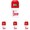 Borotalco, Deodorante Roll On Intensivo, Formula Senza Alcool e con Talco a Cristalli Attivi, Ipersudorazione, Profumo di Borotalco, 72h di Efficacia - 1 Flacone da 50 ml (Confezione da 4)