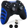DuLingKer Controller PC Wireless, Controller PS3 PC Joystick con Hall Effect Joystick e Doppia Vibrazione, Wireless 2,4G Gaming Gamepad per Windows 11 10 8 7, PS3, Android TV, Steam, Raspberry Pi