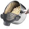 TogtherKings Colino in Silicone,Colino a Scatto in Silicone,Scolapasta in Silicone Resistente,Scolapasta Da,Cucina,Scolapasta Da Bordo Pentola,al Calore per Tutti i Pentole Ciotole Verdure Pasta di Manzo Macinata