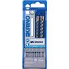 Krino 03073201 - Set di Punte per Trapano Max 4, 4 Pezzi - Ø 5-6-8-10
