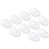PATIKIL 0.85 Pollici Gomma Dita Punte 15pz Silicone Pollice Polpastrelli Protezione Copritastiera Ditale per Chitarra Suonare Ufficio Contare Cucire Trasparente Largo Dimensione