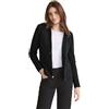 Street One A212084 Jersey Blazer, Nero, 48 Women's
