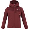Salewa Agner Melange Pl K Fz - Felpa con cappuccio, Syrah, 116