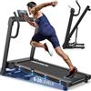 Decorcn Tapis roulant per casa, motore da 4,5 CV, tapis roulant pieghevole, 20 livelli di inclinazione, da 1 km/h a 16 km/h, tapis roulant elettrico con Bluetooth e altoparlanti, indicatore LED,