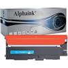 alphaink Toner Ciano Compatibile versione da 700 copie con HP 117A W2071A per HP Color Laser MFP 178nwg 179fwg 178nw 179fnw 150a 150nw 150w (W2070A W2071A W2072A W2073A) con chip