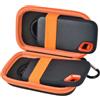 Boobowl Include 2 alloggiamenti per dischi rigidi compatibili con SanDisk 1TB/2TB/250GB/500GB Extreme Portable SSDSDE60-G25, anche per USB 3.2 Gen 2-SDSSDE61 (non adatto per Sandisk Extreme Pro) Arancione
