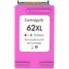 Cartridgeify 62XL - Cartucce per stampante Tri-Color compatibili con cartucce HP 62 62XL, per Envy 5540 5542 5544 5545 5546 5547 5548 5640 5642 5644 5646 7640, OfficeJet 20 250 5740 5742 5744