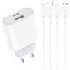Piarhlie Caricatore for iPhone - 20W USB C Caricabatterie con 2M Cavo Compatible for iPhone 14 13 12 11 Pro MAX Plus Mini XS XR X SE 8 7 6S 5S USBC Rapido Spina Tipo C Veloce Testa Ricarica Rapida Piarhlie