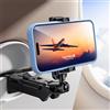 Lamicall Supporto Telefono per Aereo - Portacellulare Viaggio Pieghevole con Strumenti di Regolazione, 360° Girevole, Mani Libere, Adatto a 4.7-7 Smartphone, per Viaggio, Scrivania, Cucina