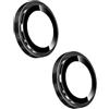 kiskick Lente Del Telefono Pellicola Di Precisione Fit Antipolvere Anti-riflesso Traslucido Ar Protezione Ottica per Iphone 15 Pro/15 Pro Nero Per iphone 15