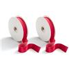 CHUQING Nastro di Velluto Nastro di Seta per Regalo Rosso