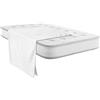 PISOLO Traversa Letto Impermeabile per Incontinenza 150x220cm - Protezione in Spugna di Bambù Traspirante -Coprimaterasso a Telo Aperto - Ultra Sottile - Lavabile