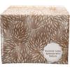 CASAVIVA - Runner Tavolo in Raso Spessorato Extra Morbido - Runner Per la Tavola Idrorepellente Stirofacile Antimacchia - Runner Tavola Moderno Leaves Silver - 40x140 cm