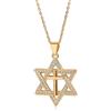 MidSmile Collana Stella di David: Ciondolo con Pietra Portafortuna Delicato Piccolo | Collana Stella Ebraica a Sei Punte, Oro 14K Piccolo Gioiello Regalo per Donne