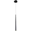 KBkiloyn Lampada A Sospensione A Forma di Cono 3W LED A Soffitto Tubo Lungo Cilindro Nero Lanterna Camera da Letto Downlight da Comodino