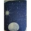 Corredocasa Plaid Cotone - Coperta Divano e Letto Matrimoniale Morbida Calda di Alta Qualità Made in Italy (Blu Spazio Fantasia, Grande 150x200)