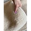 Merino Wool Coperta in 100% Lana Merino, Merino morbida e naturalmente calda ideale come coperta, Coperta in lana merino naturale, woolmarked, Prodotto Naturale (Beige, 160 x 200)