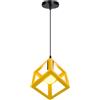 PETITES ECREVISSES Lampada a Sospensione E27 Industriale Vintage Lampadario soggiorno Forma Cubo Gabbia Metallo Paralume Ø22cm Retrò Lampada da soffitto Cucina Soggiorno