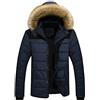 riou Giacca Caldo Antivento Invernale Cappotto con Cappuccio Piumino Giubbotto Spesso Caldo Piumino da Uomo Casual con Zip Giacca Antipioggia Giacca Bomber per Ragazzo Autunno