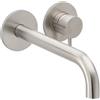 Herzbach DEEP iX rubinetto lavabo a parete, 28.203757.1.09, DEEP iX acciaio inox spazzolato [Rubinetteria Bagno > Rubinetteria Lavabo]
