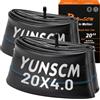 YunSCM 2PCS 100/114-406 20 pollice Camere d'aria 20x4.0/4.5 AV32mm valve Compatibile 20 pollice Bicicletta elettrica Camere d'aria 20X4.0 20X4.50