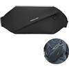FLYAMAPIRIT Marsupio da uomo, impermeabile, tasca sul petto, elegante marsupio sportivo per corsa, escursionismo, ciclismo, viaggi, ecc., Nero , Bum Bag