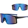 YGCHEN Occhiali da Ciclismo Occhiali da Sole Sportivi Polarizzati Occhiali da Bicicletta Antivento Uomini Donne Protezione UV400 Occhiali da Sole per Ciclismo Motociclismo Corsa Sci Alpinismo Pesca