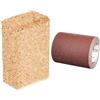 Bosch Professional Blocco abrasivo manuale + Rollo Rollo C410 Standard Wood: 93 mm x 5m G120