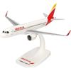 Herpa modello di aereo Iberia Airbus A320 Neo - EC-NER Barajas in scala 1:200 - Snap-Fit, pezzo da collezione, miniatura deco, statuetta con supporto in plastica