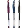signo - Uni Gel Ink Pen - UM-151-0.38 mm - 3 pz (Bordeaux-Nero, Blu-Nero, Marrone-Nero)