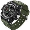 findtime Orologio militare da polso da uomo digitale militare, orologio tattico per attività all'aria aperta, ragazzi e uomini, blu verde, nero, orologio digitale, cronografo, da uomo, 5 ATM,