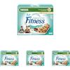 FITNESS Cookies & Cream Barrette di Cereali Integrali con Biscotti e Cioccolato Bianco, 4 pezzi da 23,5g (94g) (Confezione da 4)