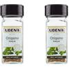 UBENA, Origano in Foglie, Ideale per insaporire Sughi, Marinature, Bruschette e Focacce, Formato Vasetto da 8 gr (Confezione da 2)